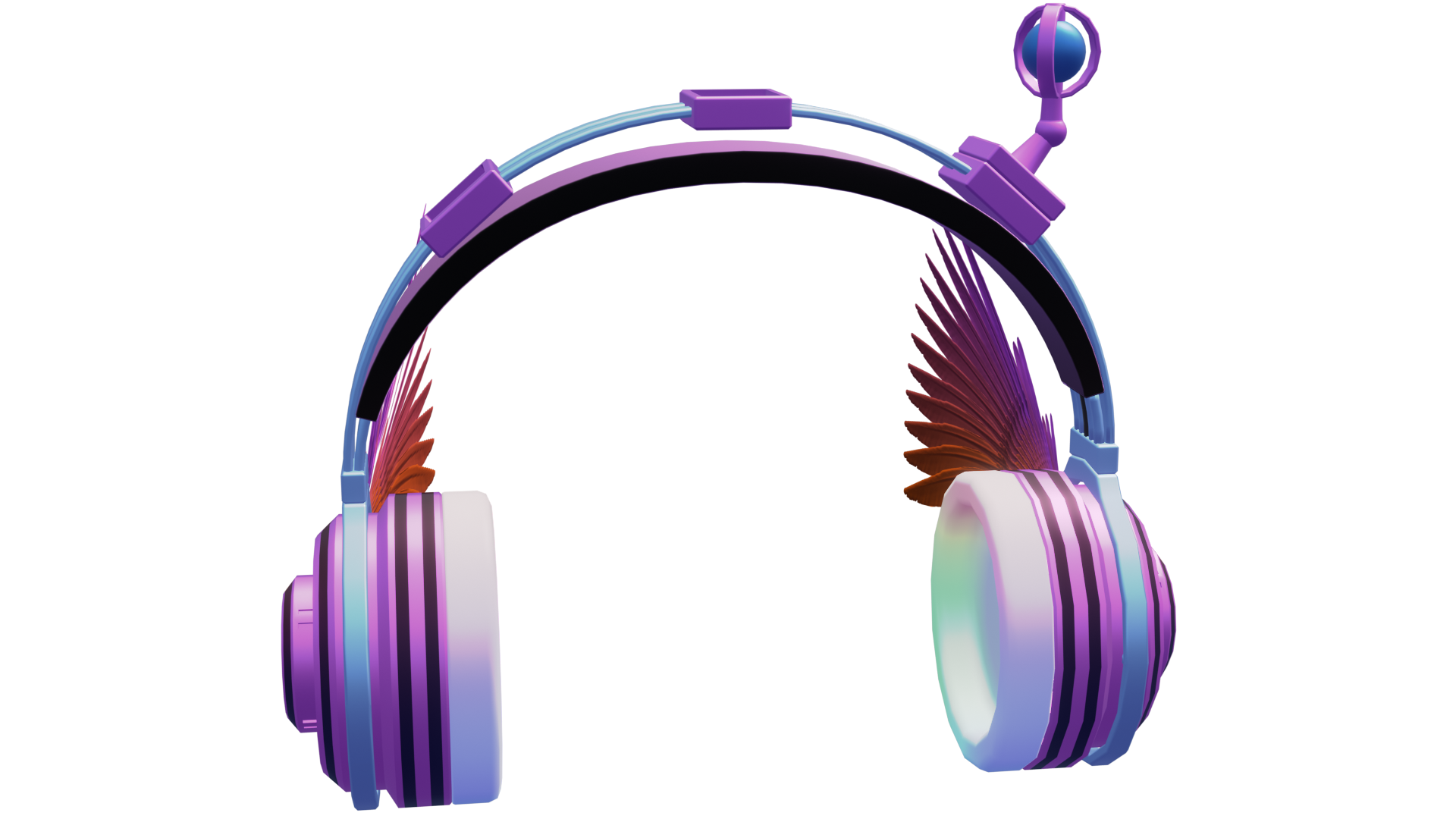 Eevee render of the FuzzyExpress Gen3 Multipurpose Gaming Headphones